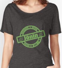 Konoha Jonin Green Distressed Women's Relaxed Fit T-Shirt