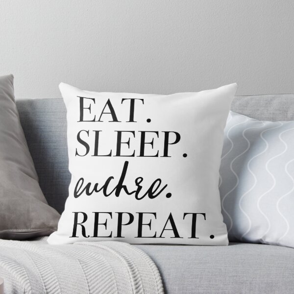 Item preview, Eat Sleep Euchre Repeat designed and sold by PeerlessMerch.