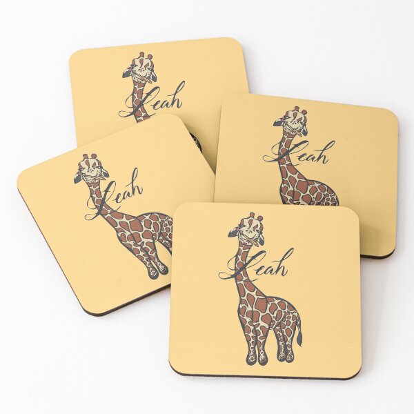 Item preview, Giraffe Writing Name Leah designed and sold by mritt.