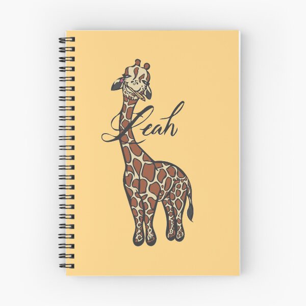 Item preview, Giraffe Writing Name Leah designed and sold by mritt.