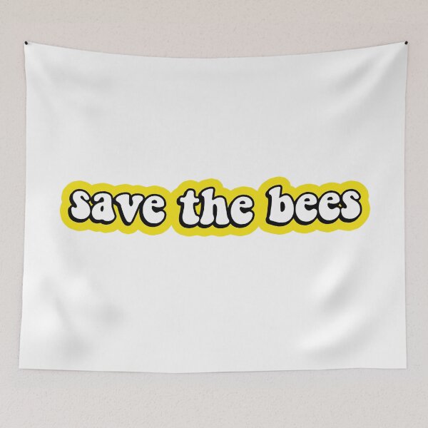 Item preview, Save the Bees Sticker designed and sold by brynnekm.
