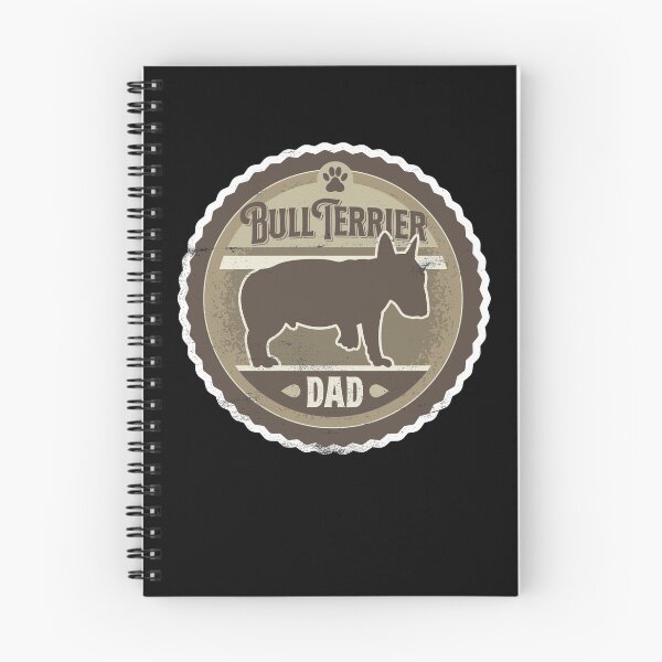 Item preview, Bull Terrier Dad - Distressed English Bull Terrier Silhouette Design designed and sold by DoggyStyles.