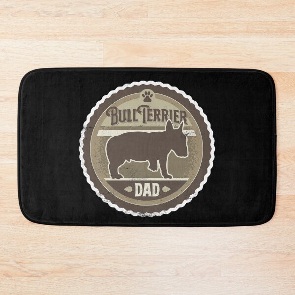 Item preview, Bull Terrier Dad - Distressed English Bull Terrier Silhouette Design designed and sold by DoggyStyles.