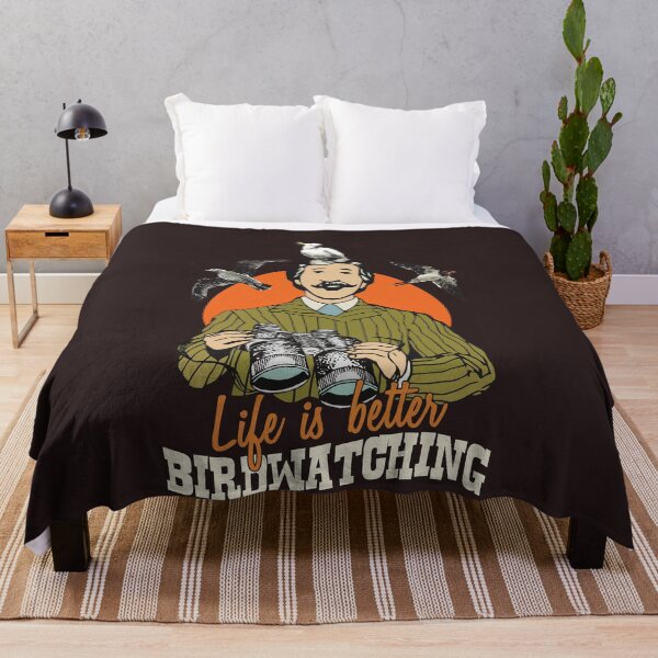 Item preview, Birdwatching Cartoon Art Birding Souvenir designed and sold by MrEddie10.