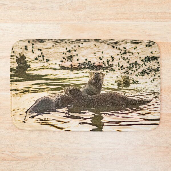 Item preview, River Otter at sunset designed and sold by KensLensDesigns.