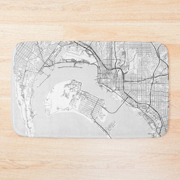 Item preview, San Diego Map  designed and sold by Kara515.