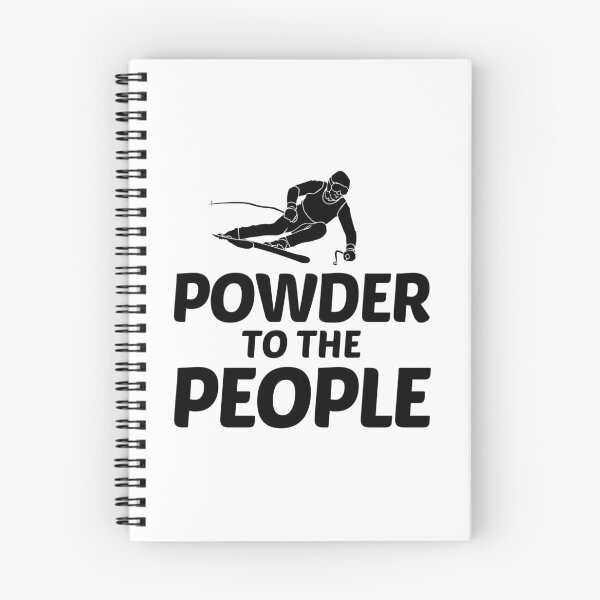 Item preview, Funny Skiing, Ski Design - POWDER to the People designed and sold by EstelleStar.