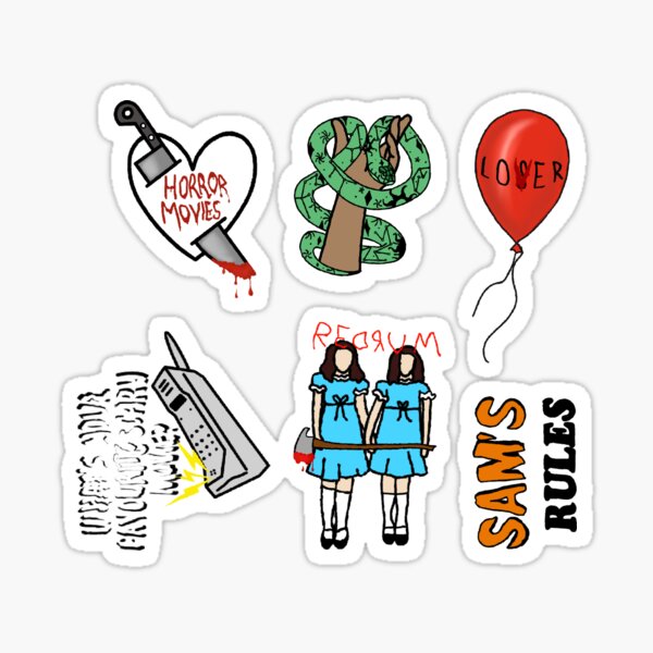 Pack d'horreur Sticker