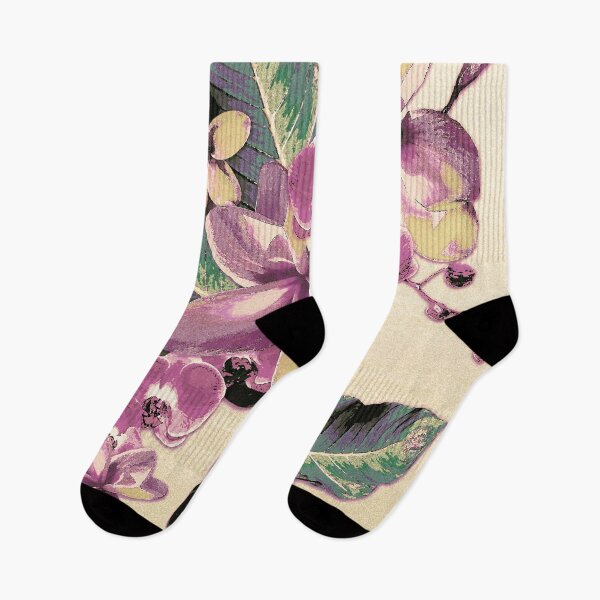 Item preview, Tropical Vintage Plumerias Golden designed and sold by Nina May Designs.