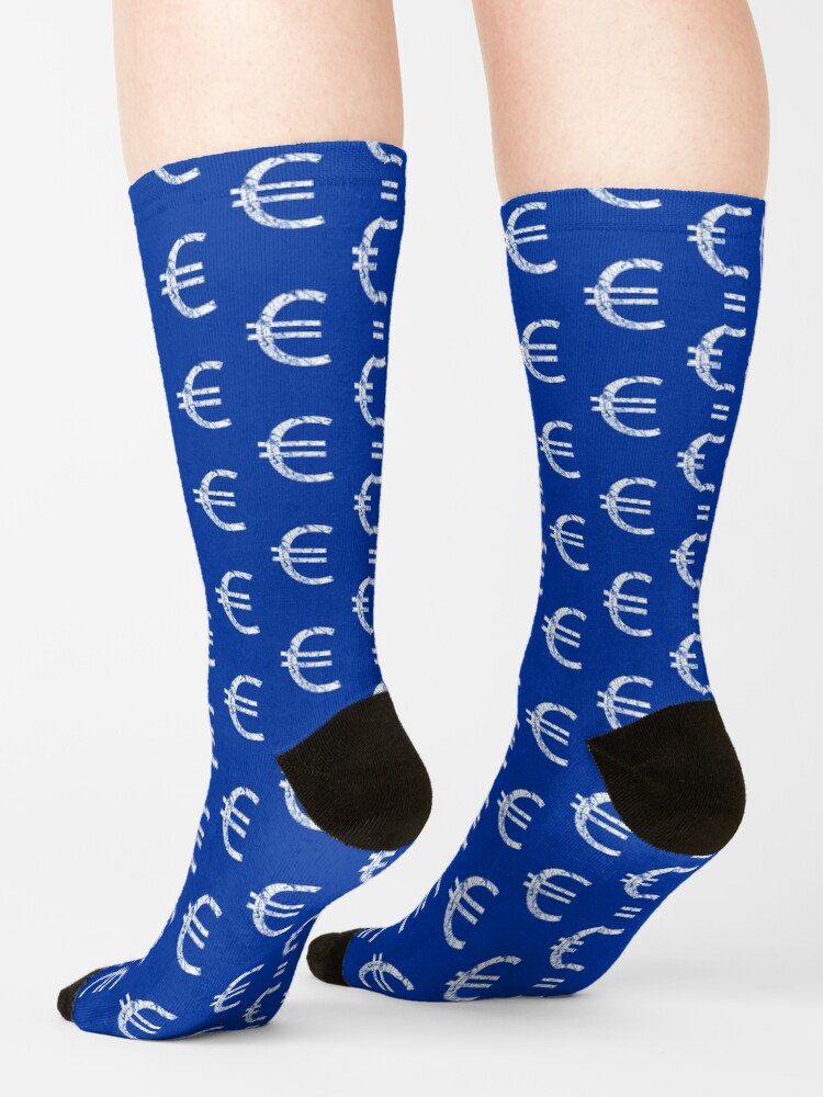 Thumbnail 4 of 5, Socks, Euro Currency Symbol designed and sold by Garaga.