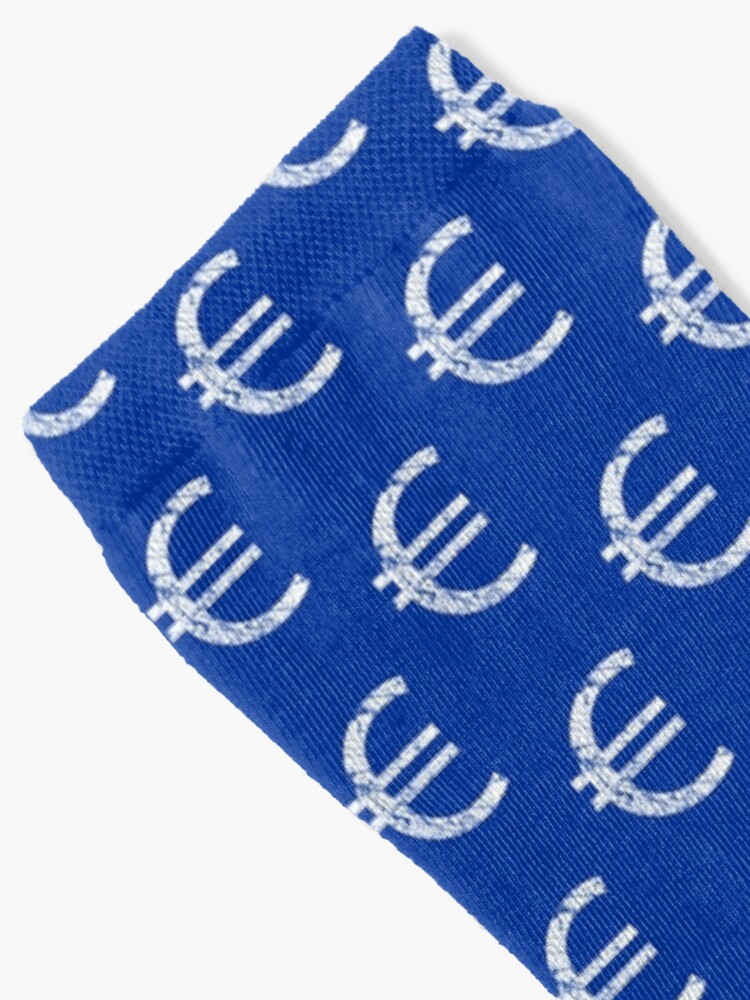 Thumbnail 2 of 5, Socks, Euro Currency Symbol designed and sold by Garaga.
