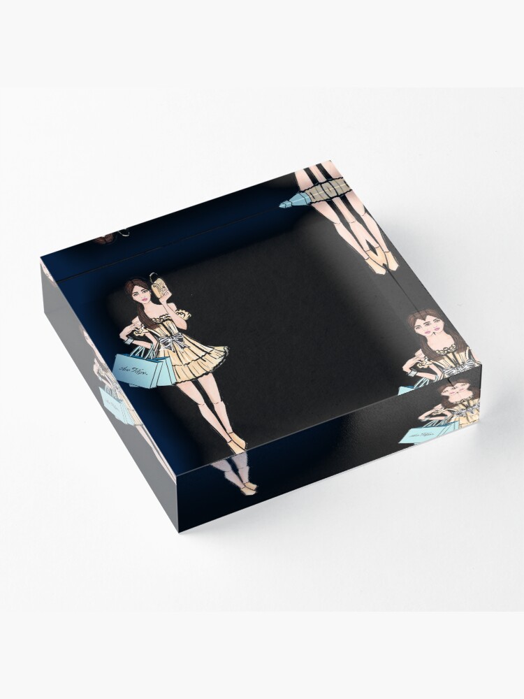 Alternate view of Let's go shopping Acrylic Block