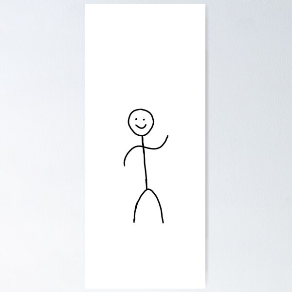 Stick Figure Man Male Boy Son Child Person Human Stickman Toilet