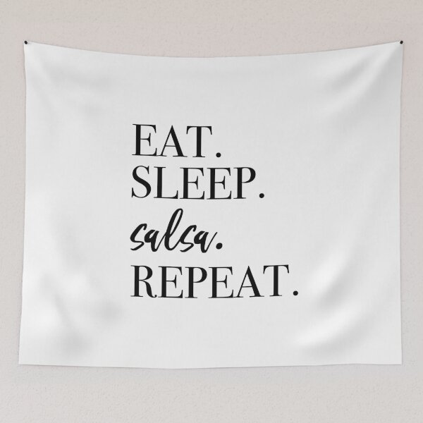 Item preview, Eat Sleep Salsa Repeat designed and sold by PeerlessMerch.
