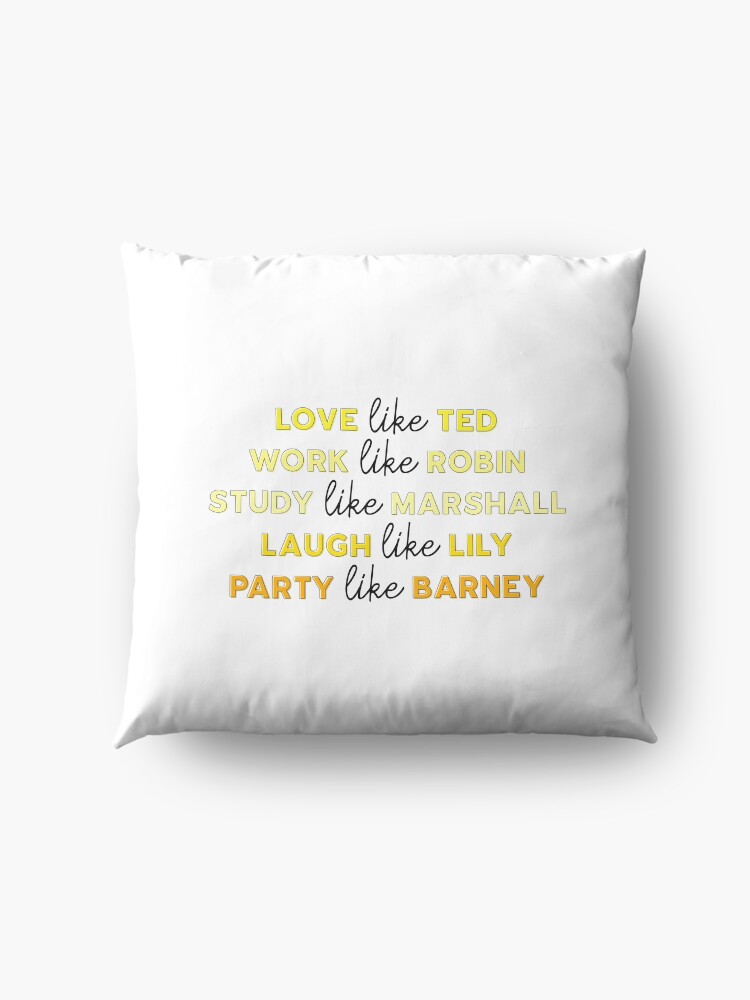 Alternate view of Live Like How I Met Your Mother Floor Pillow