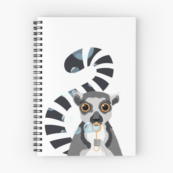 Item preview, Ringtail Lemur Animal Portrait Blowing Bubbles designed and sold by nanshizzle.