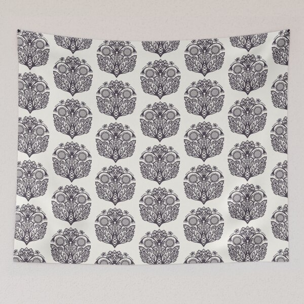 Item preview, Floral leaf paisley motif persian style designed and sold by Limolida.