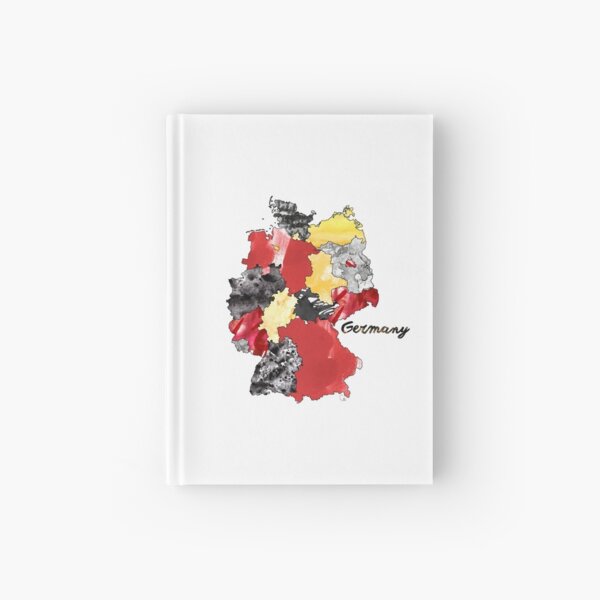 Watercolor Countries - Germany Hardcover Journal