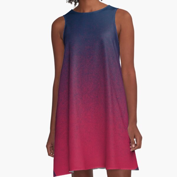 Shaded Darkness A-Line Dress