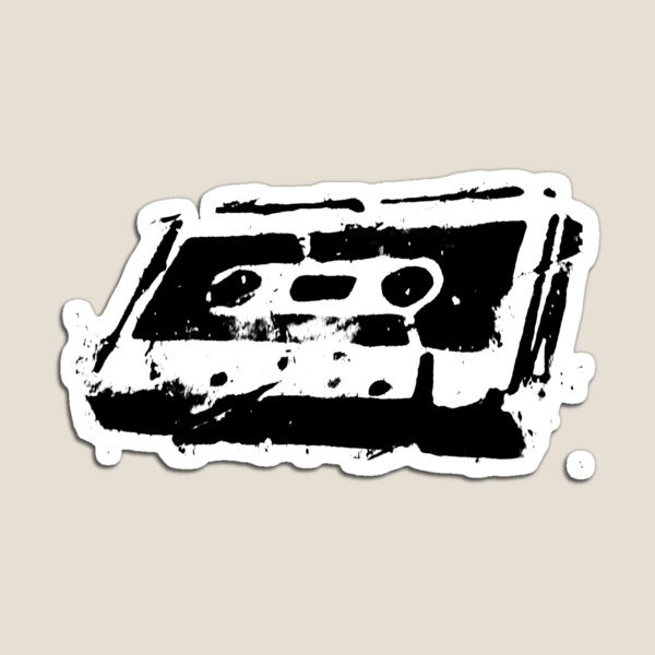 Cassette b&w Magnet