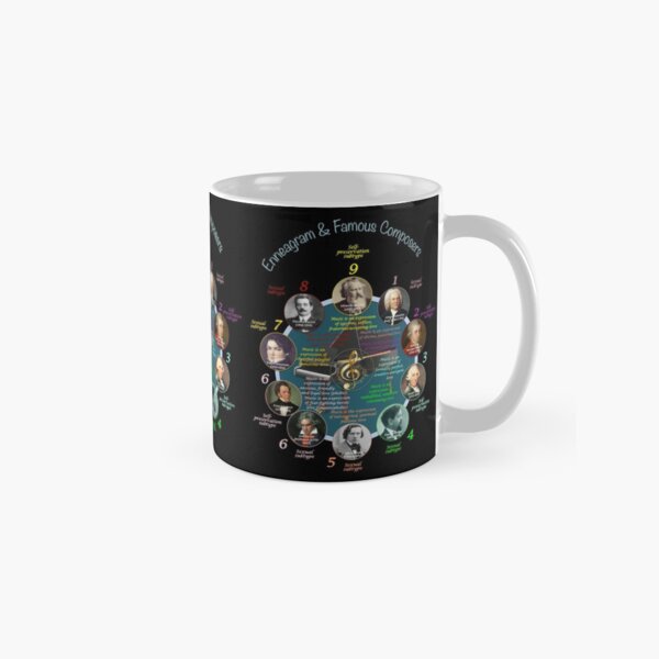 ENNEAGRAM & FAMOUS COMPOSERS Tasse (Standard)