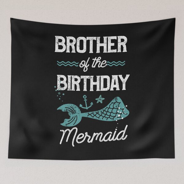Item preview, Brother Of The Birthday Mermaid Family Matching Party Outfit designed and sold by findgreatshirts.