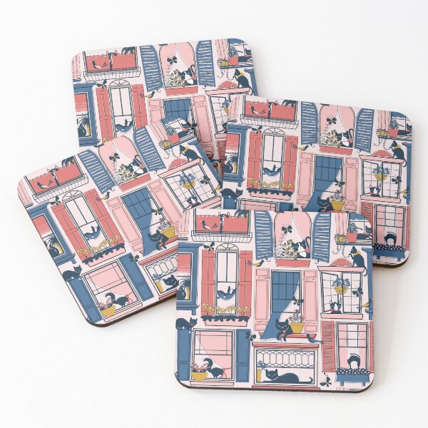 Item preview, Cats in Windows designed and sold by nanshizzle.