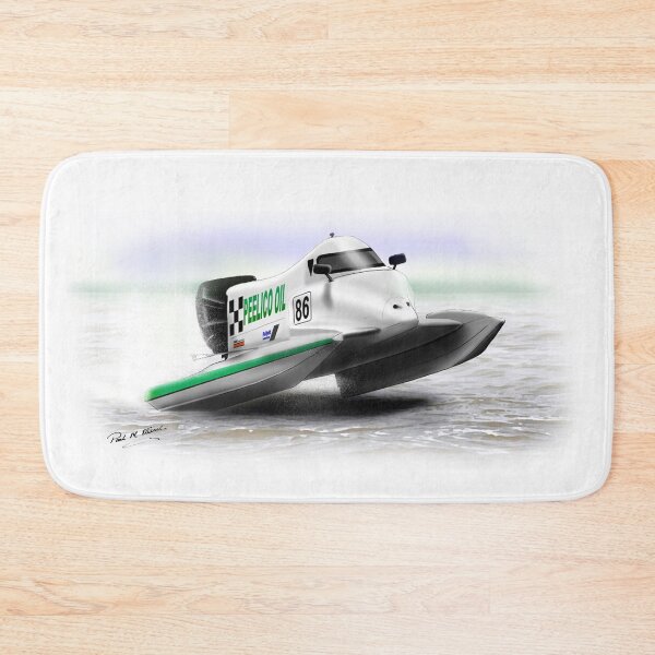 Item preview, Power Boat Racer designed and sold by Rallyist.Art Merchandise.