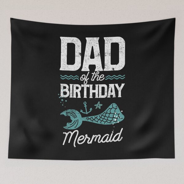 Item preview, Dad of the Birthday Girl - Father of the Mermaid Party designed and sold by findgreatshirts.
