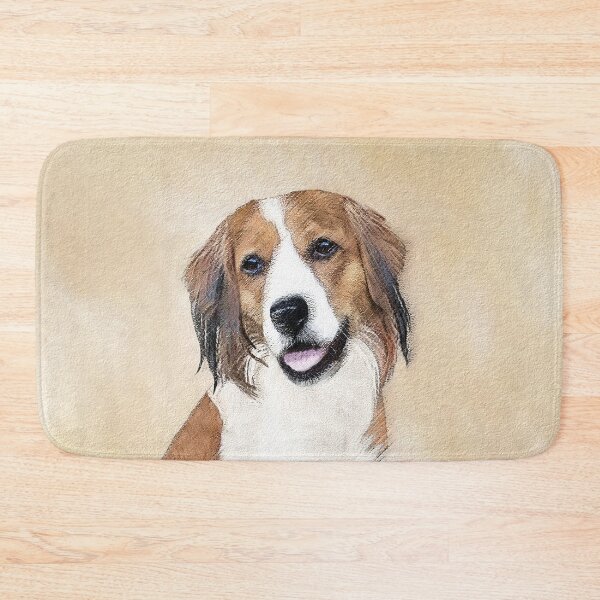 Item preview, Nederlandse Kooikerhondje Painting - Dog Art designed and sold by alpendesigns.