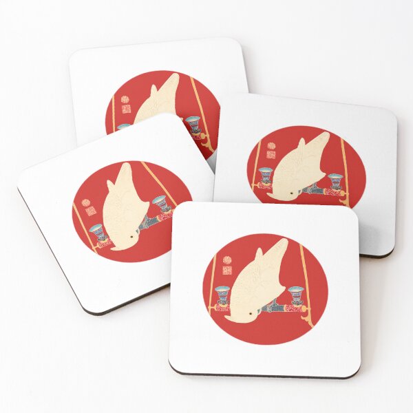 Item preview, Japanese Flag - White Macaw designed and sold by weavernap.