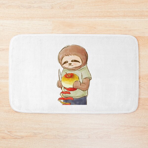 Item preview, Sloth taking a long time to peel an apple designed and sold by RyderDesign.