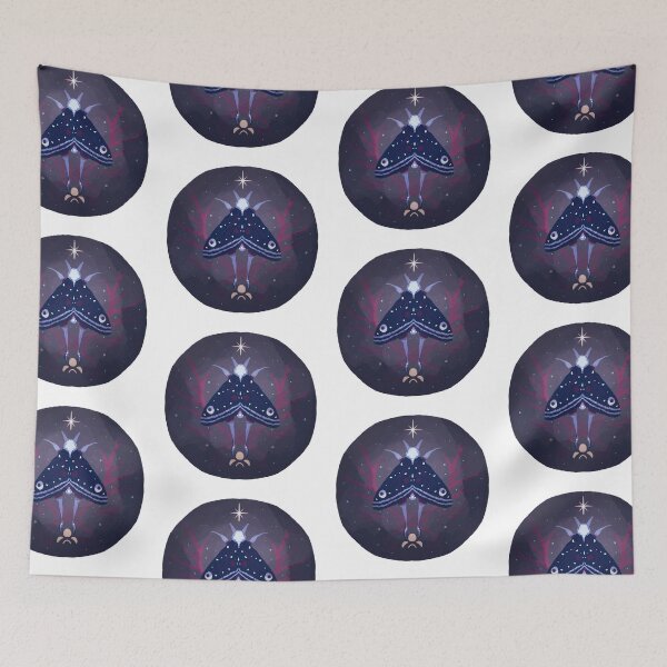 Item preview, Graphic Purple Moth with Moon Sketch Artwork 03 designed and sold by Manda Lyn LaCorte.