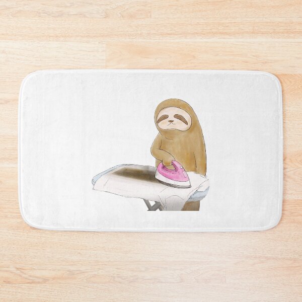 Item preview, Sloth slowly ironing some clothes designed and sold by RyderDesign.