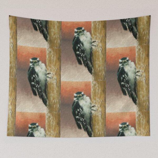 Item preview, Eye Contact With A Little Downy Woodpecker designed and sold by Lois  Bryan.