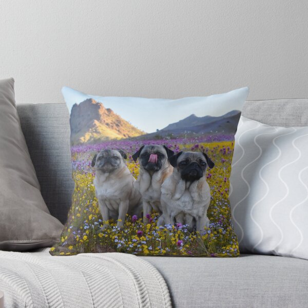 Item preview, The Pug Grumble In Full Bloom designed and sold by pugventurephoto.