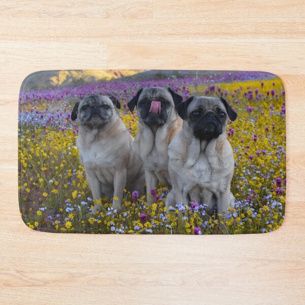 Item preview, The Pug Grumble In Full Bloom designed and sold by pugventurephoto.