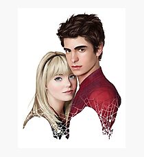 GWEN & SPIDEY Photographic Print