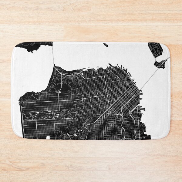 Item preview, San Francisco Map  designed and sold by Kara515.