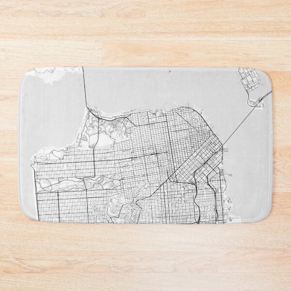 Item preview, San Francisco Map designed and sold by Kara515.