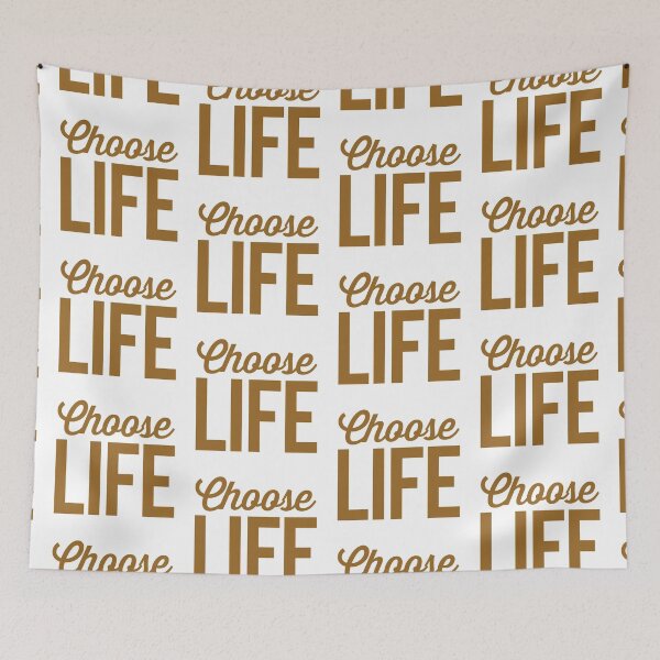 Item preview, Motivational Inspirational and Positive quote -  choose life typography text art by Word Fandom - wordfandom designed and sold by Kerry Pritchard.