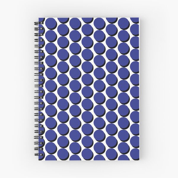 Aperçu de l'œuvre Retro Blue Dot Pattern créée et vendue par Alysha Landers.