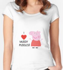 Kids Peppa Pig clothes Fitted Scoop T-Shirt