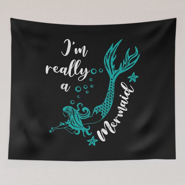 Item preview, I'm Really a Mermaid Birthday Wife Party designed and sold by findgreatshirts.