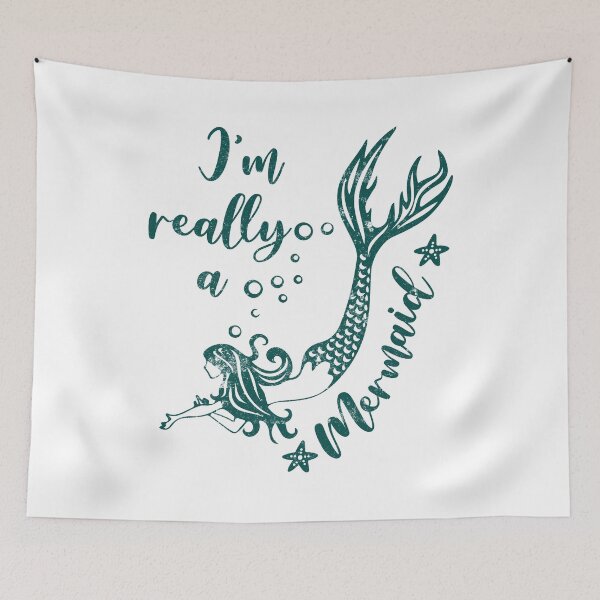 Item preview, I'm Really a Mermaid Birthday Wife Party designed and sold by findgreatshirts.