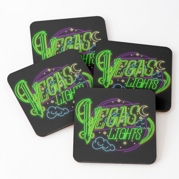 Item preview, Vegas Lights (Green) designed and sold by deathangeltaco.