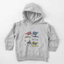 Formula1 Collage Cars Heaven Toddler Pullover Hoodie