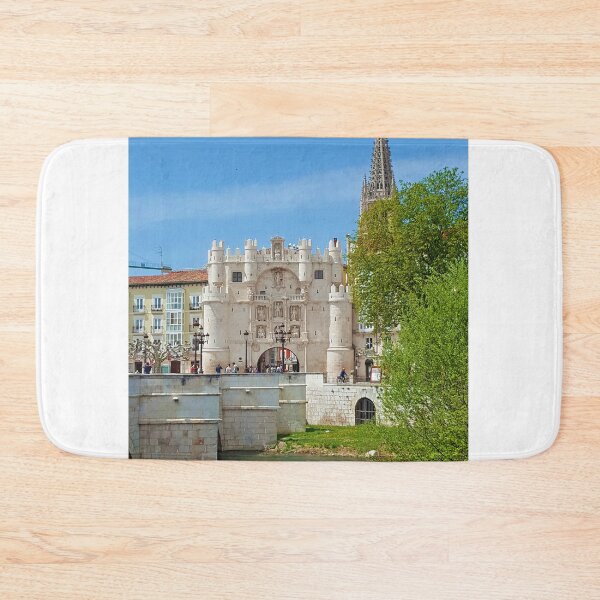 Item preview, Burgos. Puerta Sta Maria y vista a la torre de la Catedral. Río Arlanzón. designed and sold by Tereza Pilar Art.