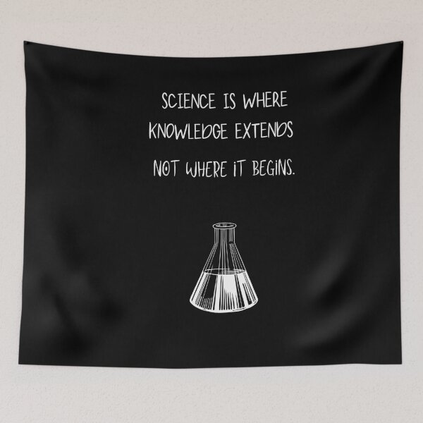 Item preview, science is where knowledge extends designed and sold by Fredonfire.