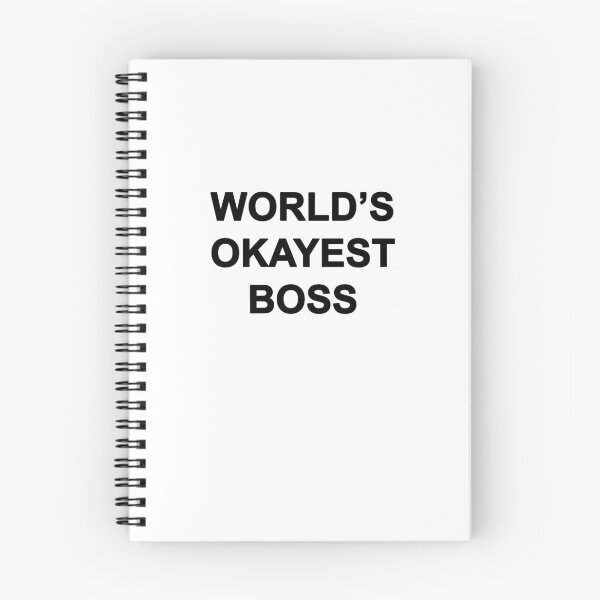 Item preview, World's Okayest Boss designed and sold by Arnold Kim.